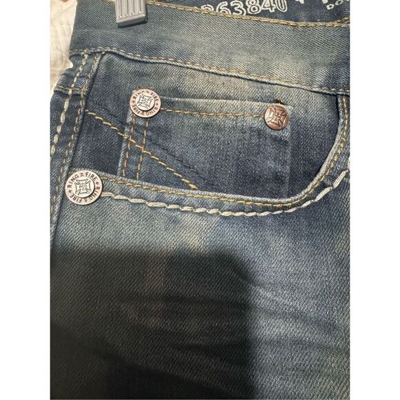 Ring of Fire slim straight Gage st jeans 32x34 - Picture 7 of 10